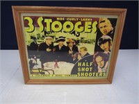 Three Stooges in Half Shot Shooters Flyer Reprint