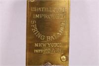CHATILLON'S BRASS SCALE