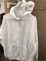 Large  jerzees nublend mens hoodie white