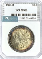 1885-O Morgan Silver Dollar MS-66