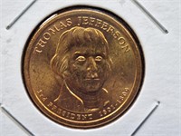 Thomas Jefferson US $1 presidential coin