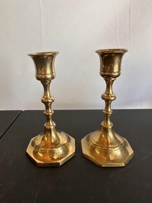 2 Brass Candlesticks