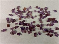 Raw Amethyst Gem Stones, 163.1 Grams