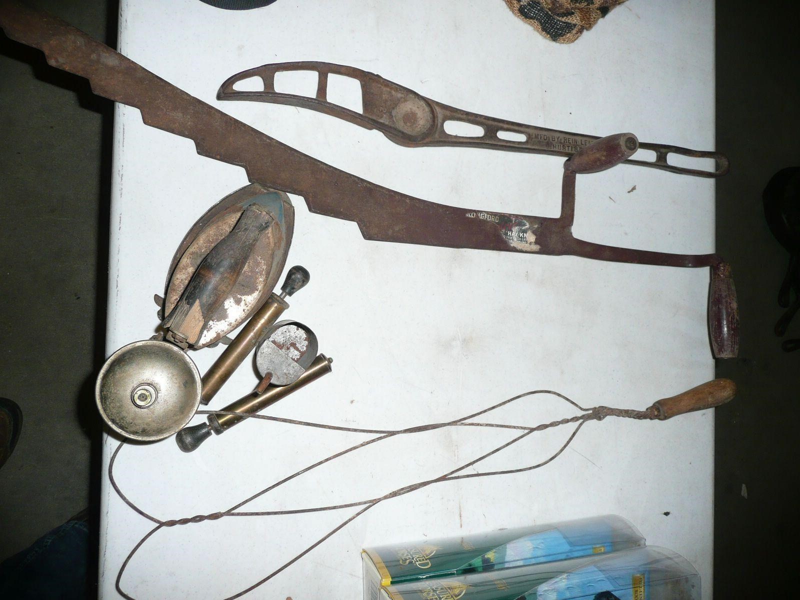 Vintage Iron, Rug Beater, Tools