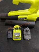 RYOBI 18v 250 CFM Blower Kit