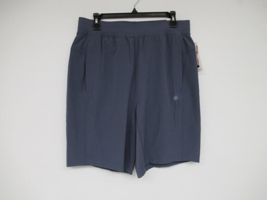 Gaiam Men's MD Activewear Zen Short, Blue Medium