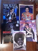 Lot of (5) Michael Jackson Tribute Books
