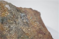 rock with iron ore and Gold mica