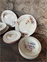 LARGE LOT OF MISC CHINA PLATES