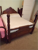 1940's bed, spread not included