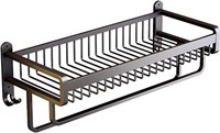 Towel Racks Foldable Towel Rail Aluminum Grey Bath