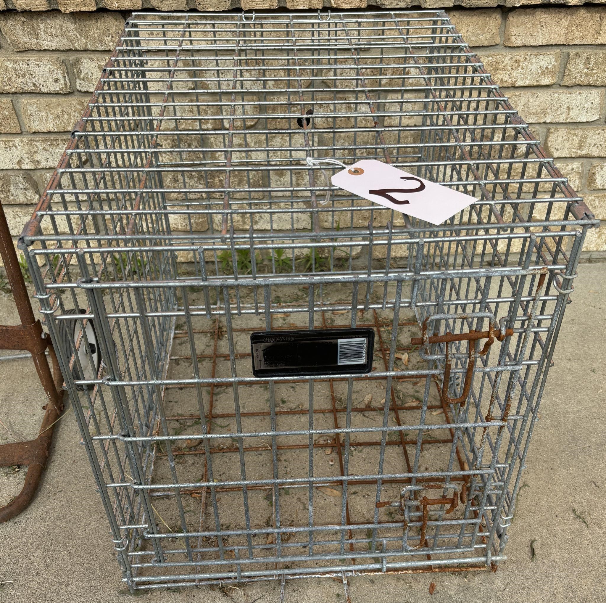 27 1/2 x 18 x24 Metal Dog Crate Kennel Cage