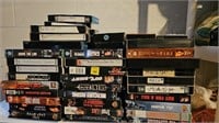 2 totes of VHS tapes - Movies