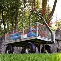 Gorilla Carts 1000 lb. Capacity Utility Wagon Cart