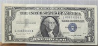 Silver certificate 1957 $1 bank note