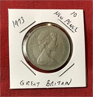 1973 Great Britain 10 New Pence