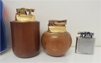 3 x vintage lighters