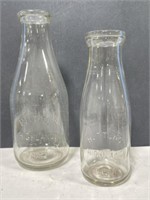 2 Hutton's Highland Dairy Bottles