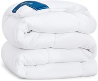 R1169  Bedsure King Comforter, White King