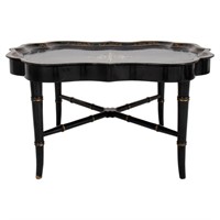 Victorian Chinoiserie Abalone Inlaid Tray Table