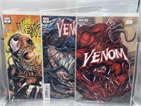 Venom V Hitch 2,3,4 comics  (living room)