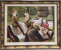 Framed James Jacques Joseph Tissot Reproduction