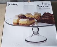 New in Box Libbey Footed Server