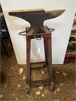 Farm Equipment-Anvil 17 1/2" x 3" & Stand