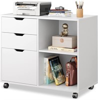 DEVAISE 3-Drawer Wood File Cabinet 15.7D