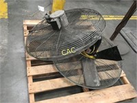 Pallet of Global and Air Maseter Fan Heads