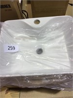 rectangular single sink
