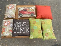 Decorative Pillow Lot for Outdoor Furniture