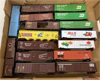 16 HO Train Cars- Tyco & others