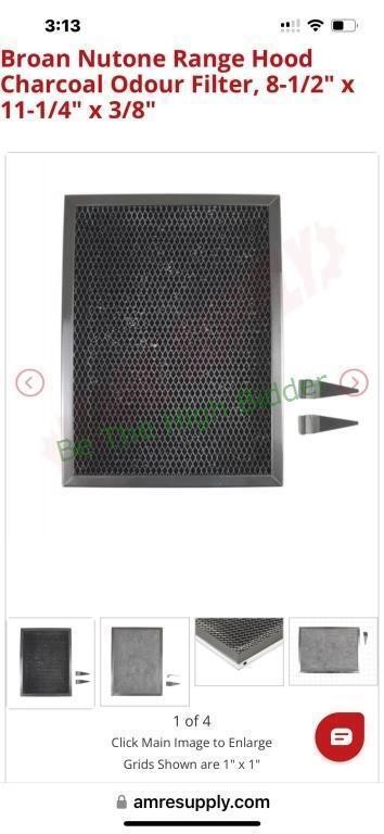 Broan range hood filter