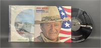 Vintage John Wayne & American Legion Okinawa LPs