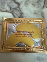 Gold powder eye mask