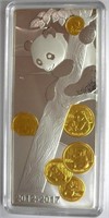 2017 Ag .999 50g Silver Bar PR 35th Ann. Panda