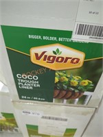 Vigoro coco trough planter liner