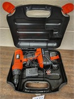 Black and Decker drill with charger - tested works