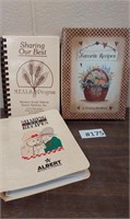 Assorted recipe books by senior residents