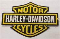 "Harley Davidson Motorcycles" Porcelain Sign