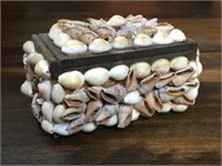 Vintage Seashell Jewelry Box ~ Hand Made