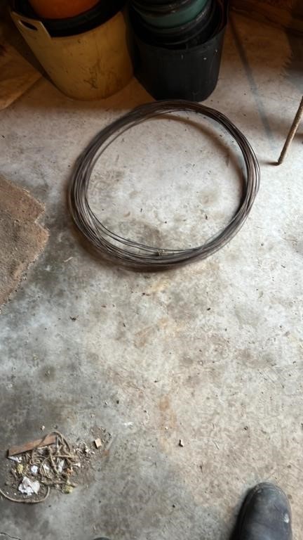Roll of black wire