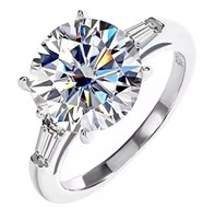925S 5.0ct Moissanite Diamond Ring