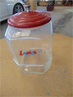 Lance Counter Jar w metal lid