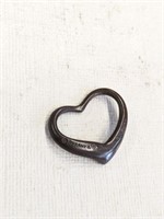 HEART CHARM MARKED TIFFANY AND CO. STERLING