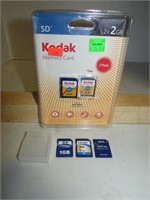 Lot of Four Memory Cards 4.5GB worth of Memory