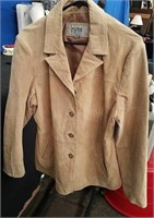 Women's XL Wilson's Leather Maxima Beige Jacket