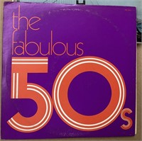 VINTAGE RECORD DOUBLE ALBUM  THE FABULOUS 50S