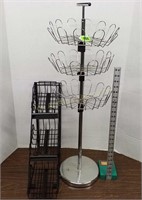 (2) Wire Basket Organizers